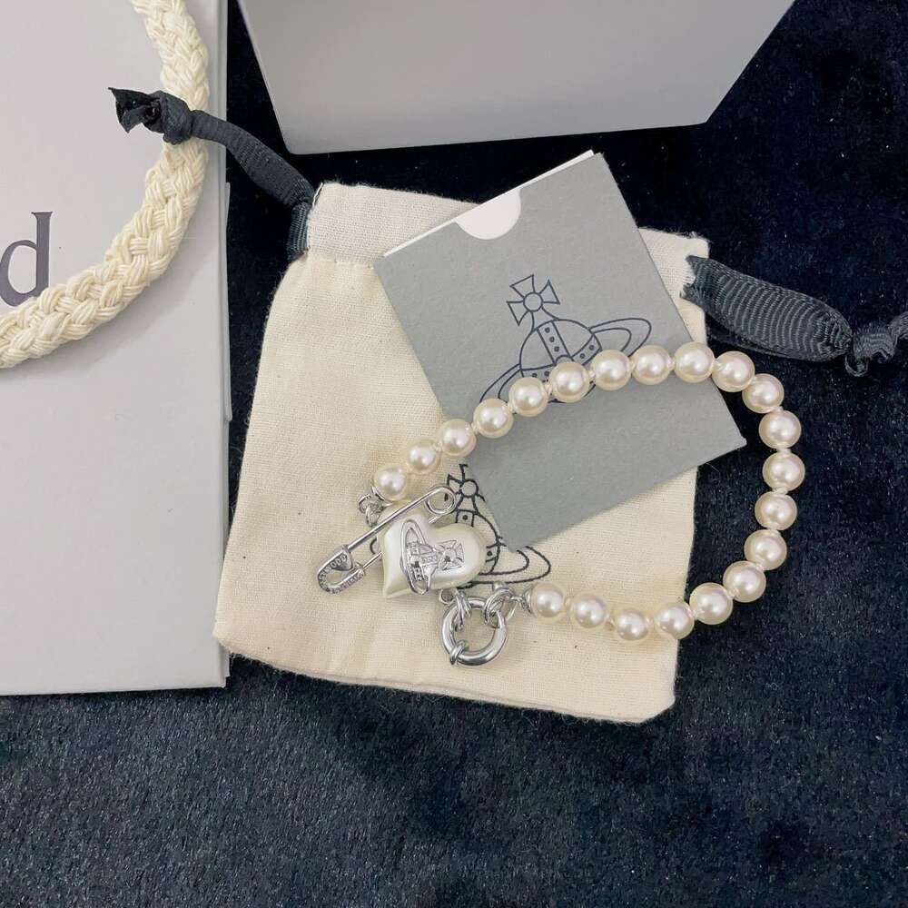 Silver Love Pearl Armband