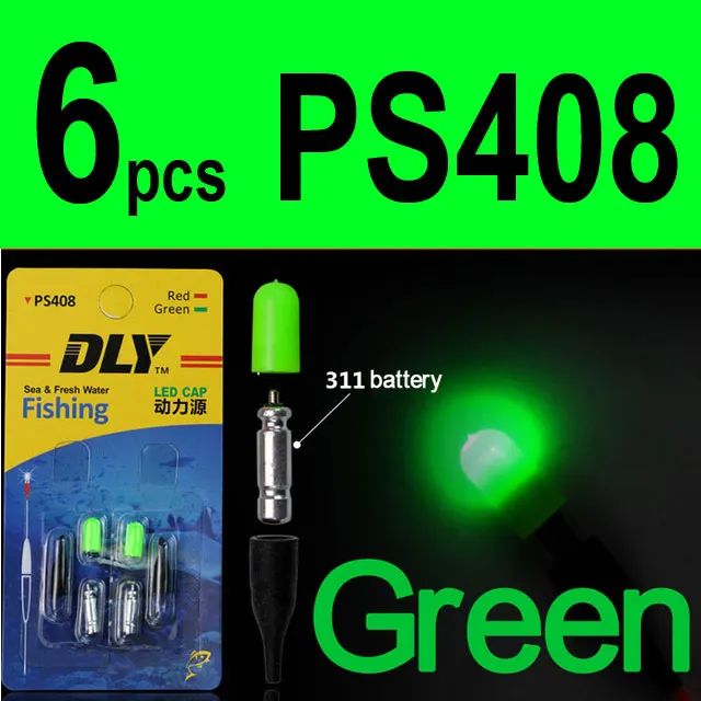 Color:6pcs PS408 Green