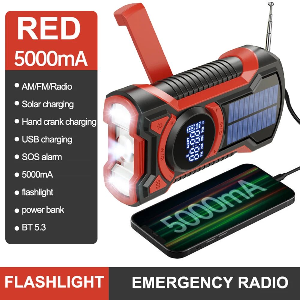 Kleur: Rood 5000mAh