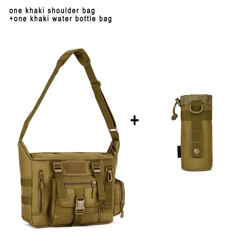 Color:khaki and bottle bag