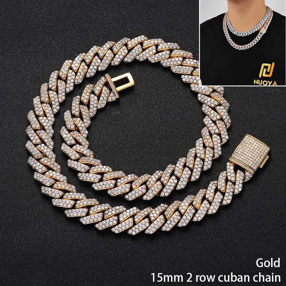 N080 Gold-15mm-Necklace 16 tum (40,64 cm)