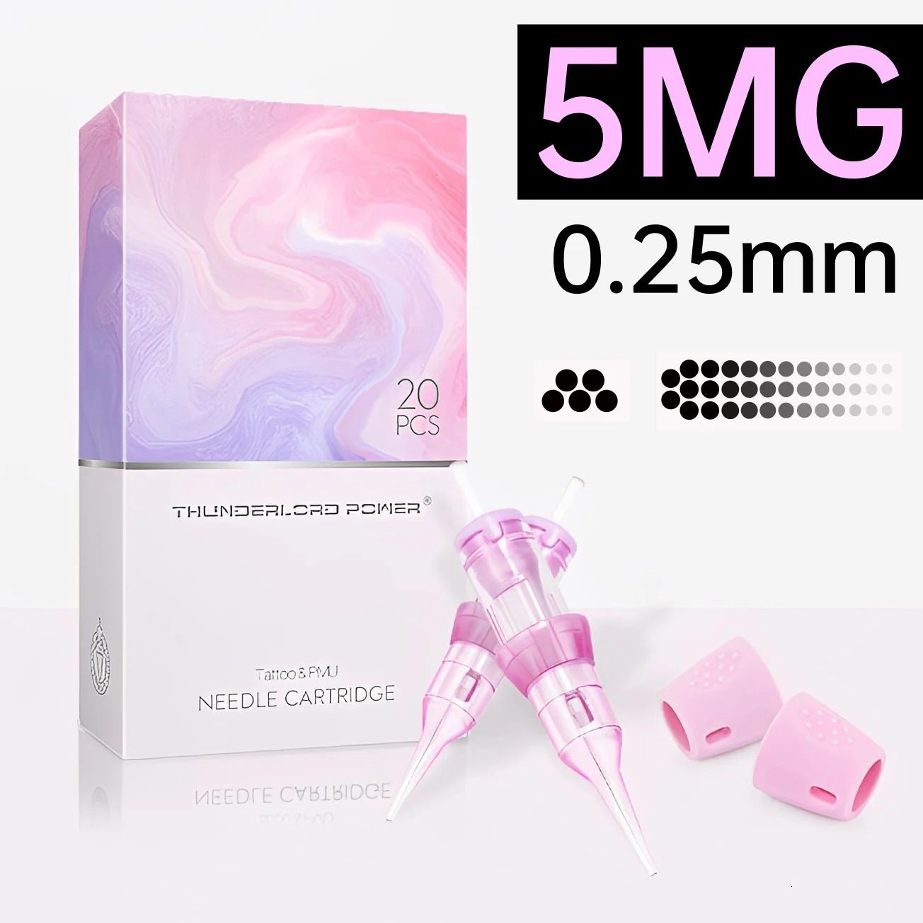 5 mg-0,25 mm (rosa)