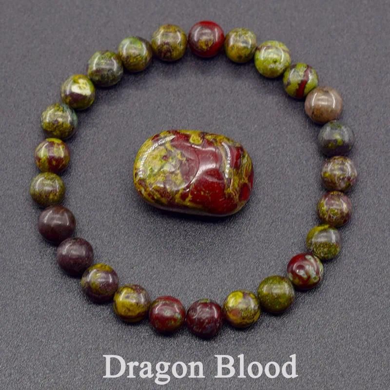 6mm Beads 17cm(6.69inch) 10 Dragon Blood