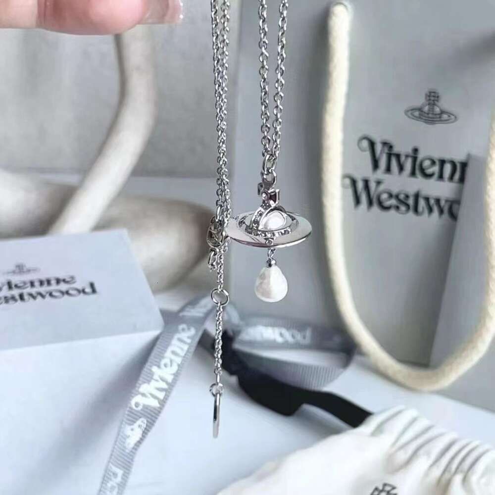 White Beads+platinum Necklace