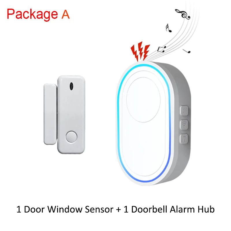 1 Door Sensor 1 Hub