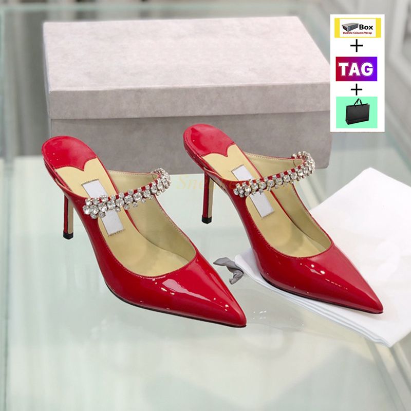 06 red patent heel