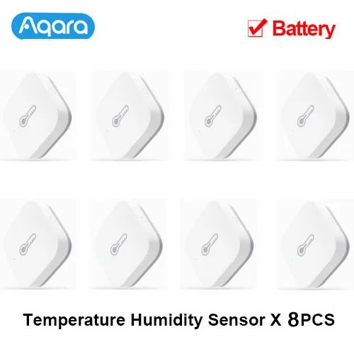 Color:aqara Humidity 8pcs