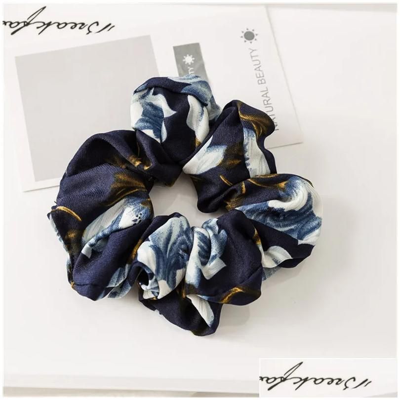 Navy Blue Scrunchie Size Fits All