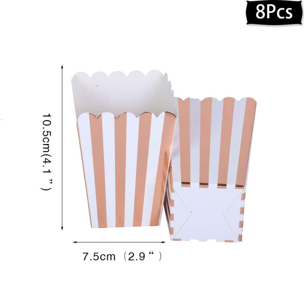 8pcs popcorn box