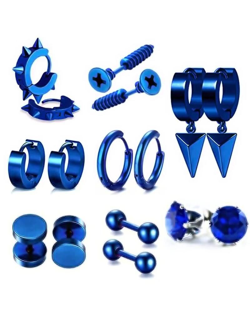 Set da 8 paia blu