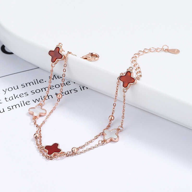 Rose Gold (red Shellfish)-925 Silver