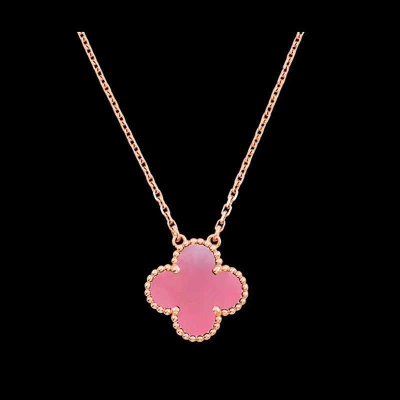 Rose Gold Necklace - Pink Fritillaria