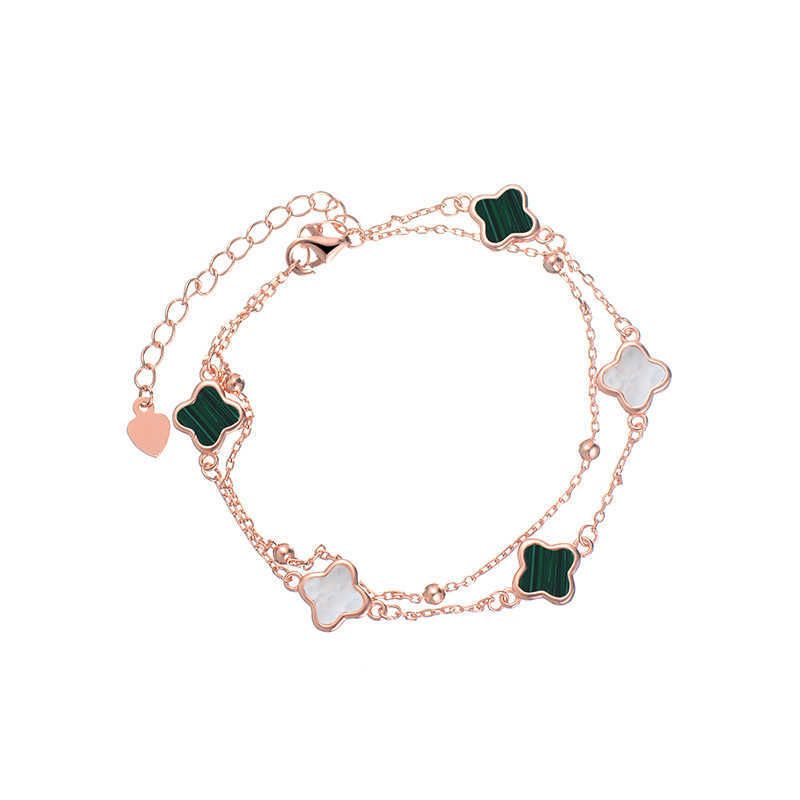 Rose Gold Malachite-925 Silver