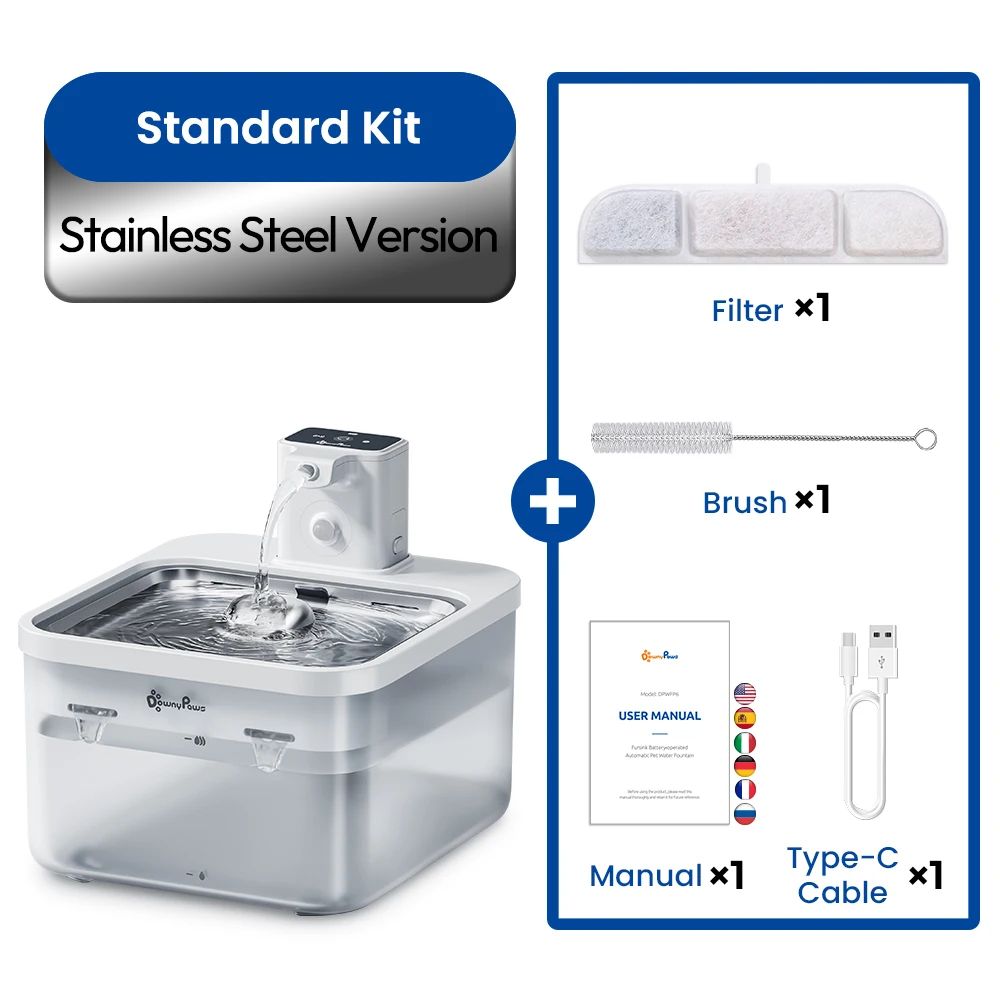 Färg: SUS304-standard Kitvolume: 2.5L