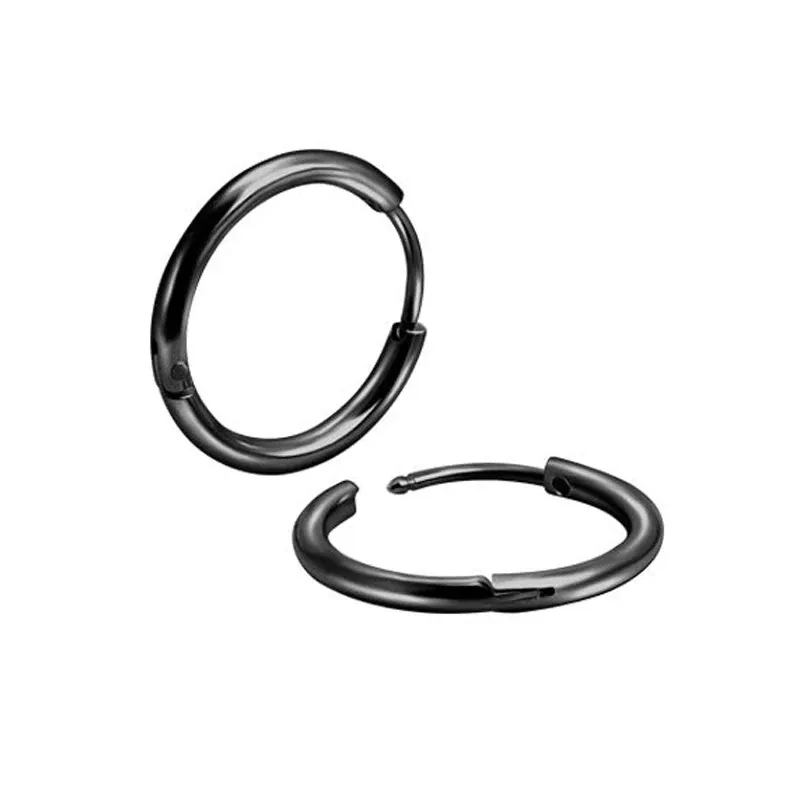 8mm 1Pair Black