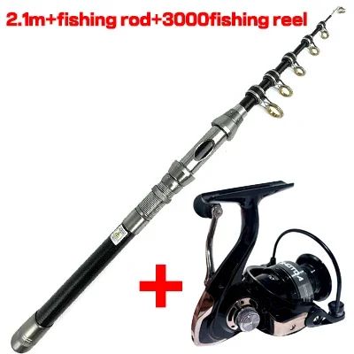 Color:2.1M Rod HK3000 Reel