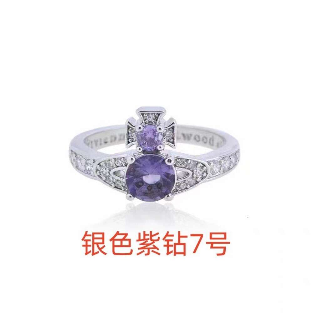 Diamant violet argenté n°7