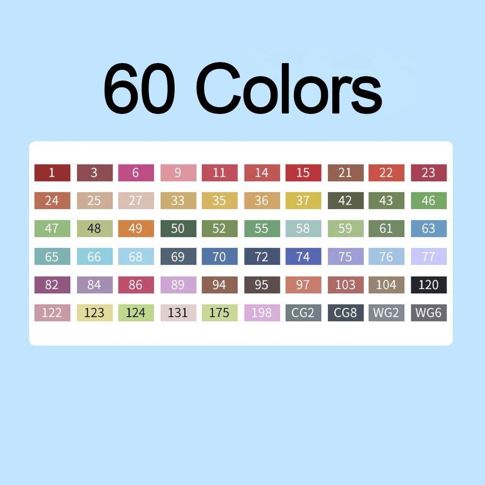 60 COLORS