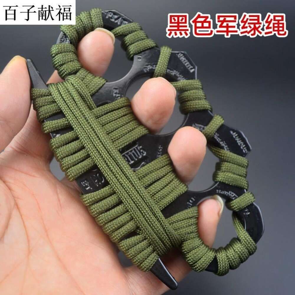 Black thick military green rope 255g