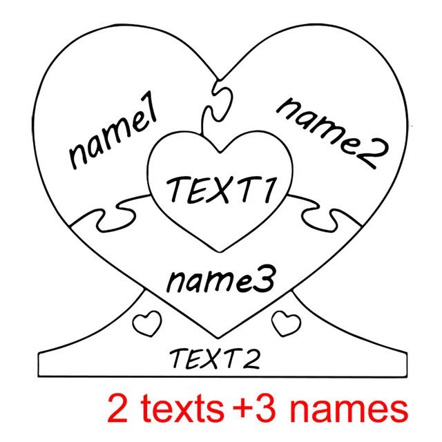 2 Text 3 -namn