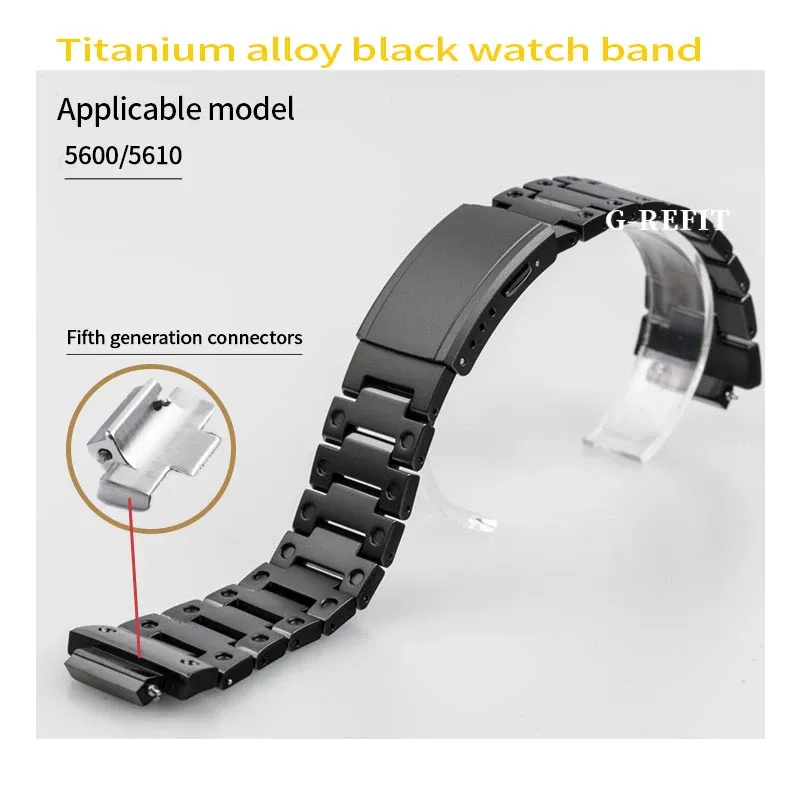 Kina 5600mm Titanium Black Strap