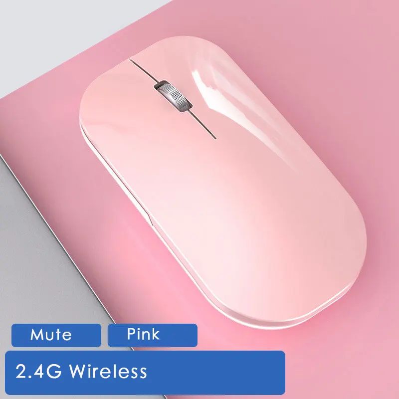 Color:2.4G Wireless Pink