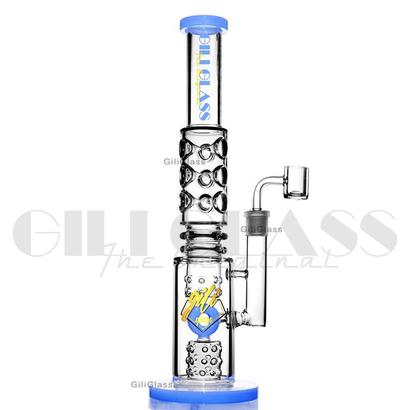 Gili-333 milkblue with quartz banger