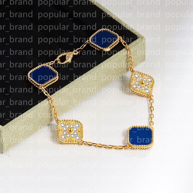 Gold blue with diamond