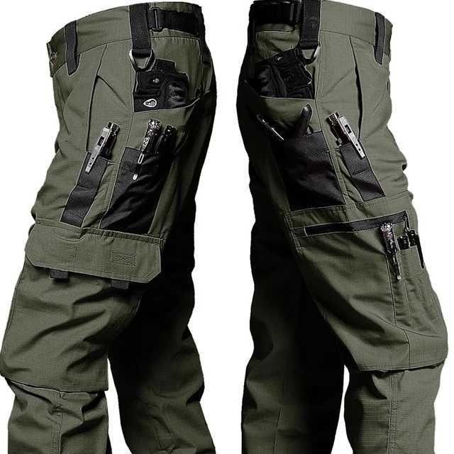 Ejército verde pantalón largo