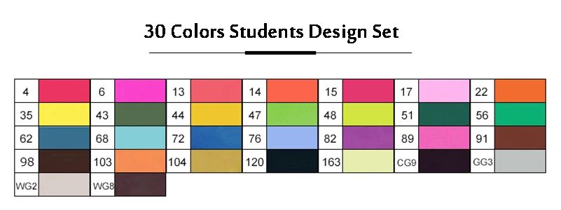 Color:30 Students Set