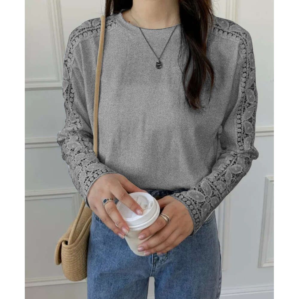 Long sleeved gray