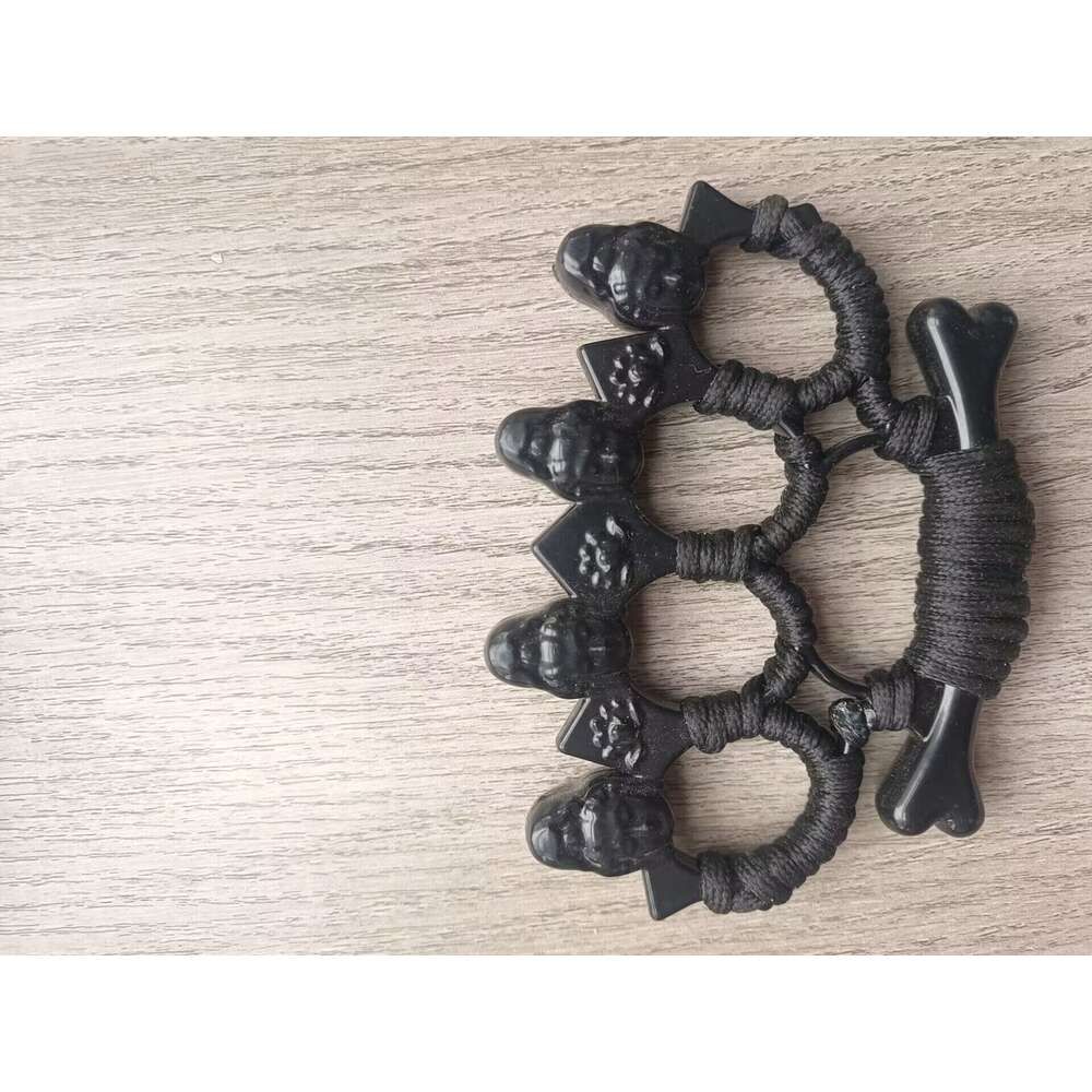 Buddha Head Black Binding Rope