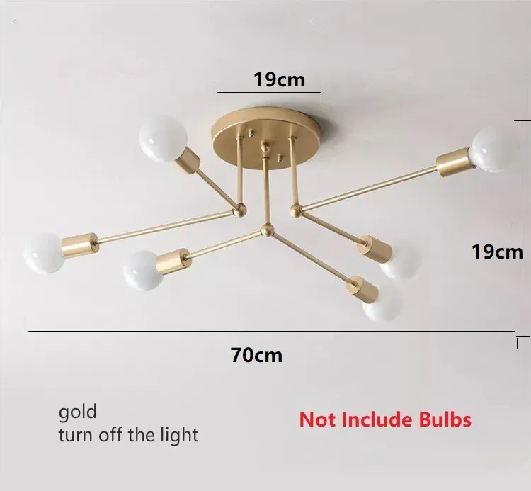 L'or n'inclut pas les ampoules