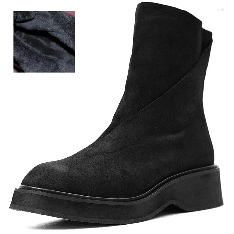 Black fur insole