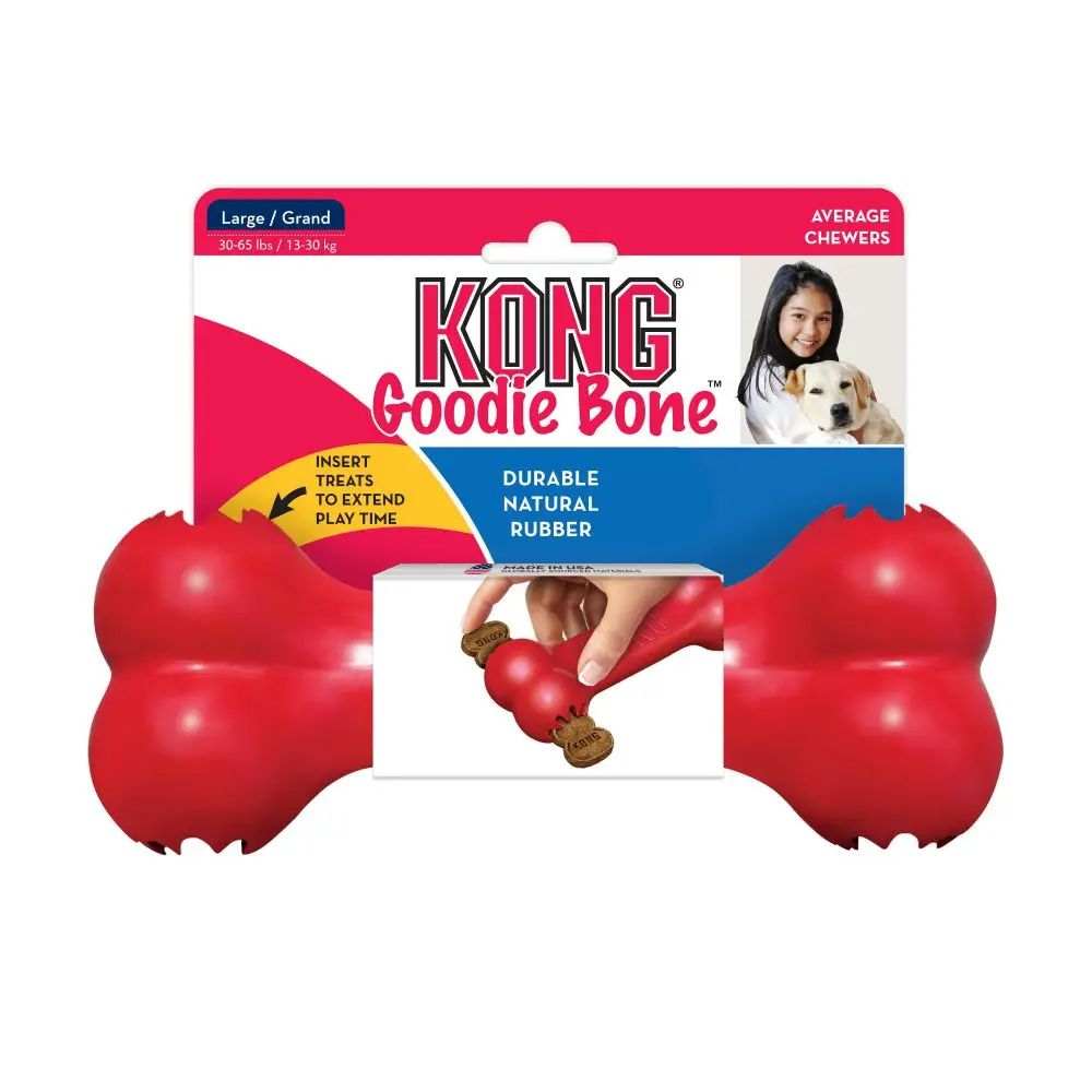 Color:KONG-Goodie BoneSize:Medium