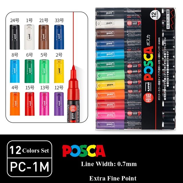 اللون: PC-1M 12Colors Set