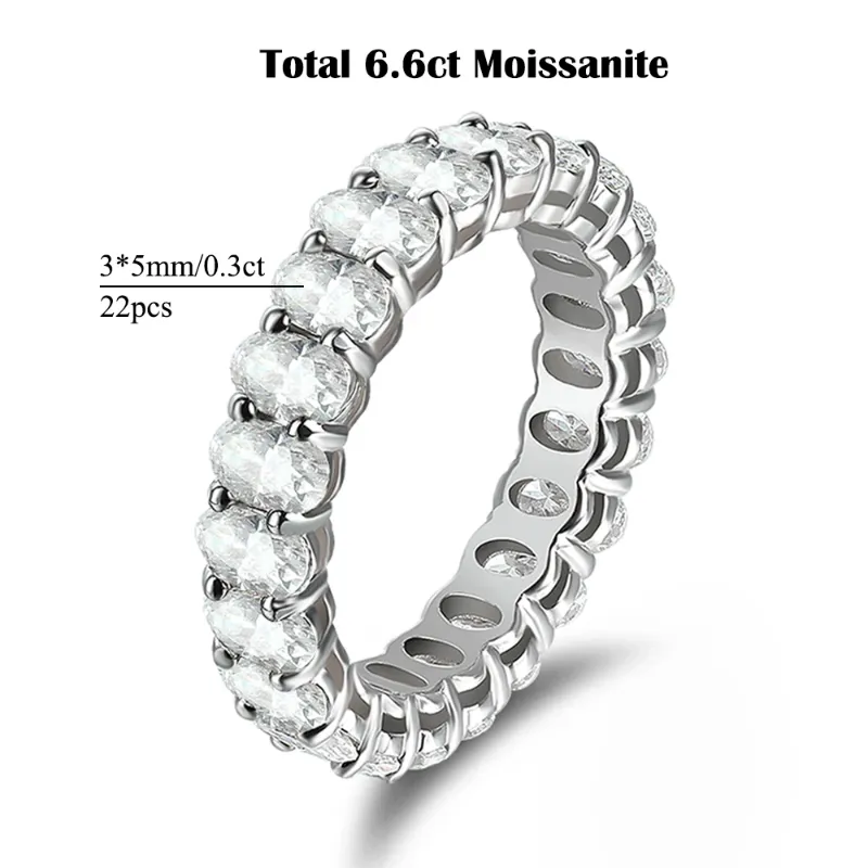 Full Moissanite Ring