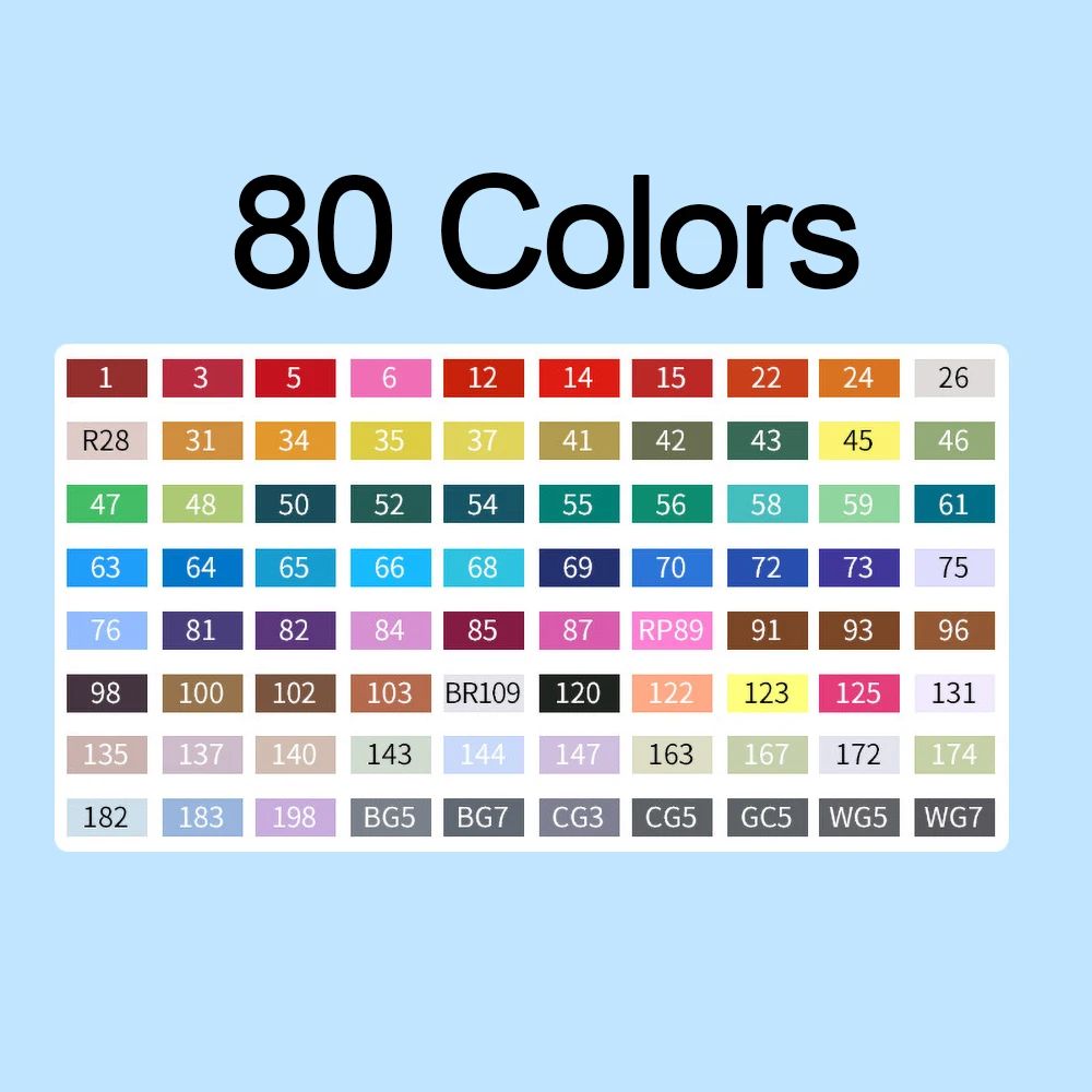 80 COLORS