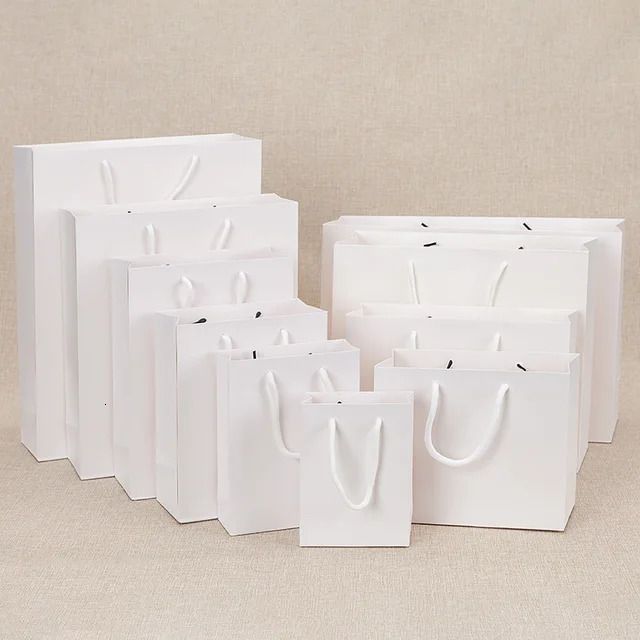 White-20PCS（ロゴなし）-13x6x19cm