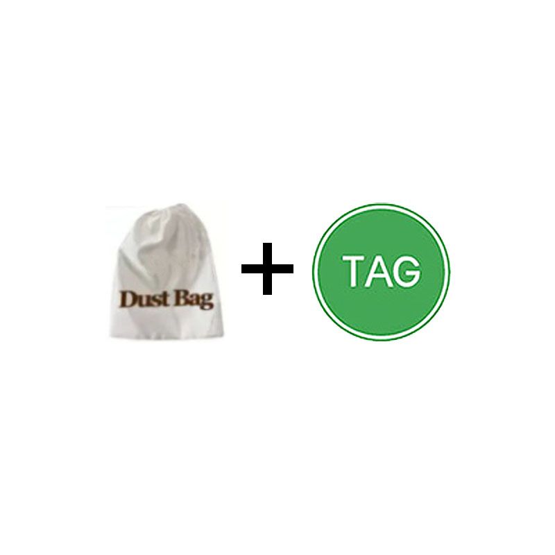 with tag + dust bag