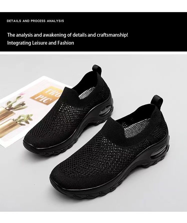 Frühling Damen Freizeitschuhe Große Luftgepolsterte Schuhe Modisch und Vielseitig Kostenloser Versand_voghion.com
