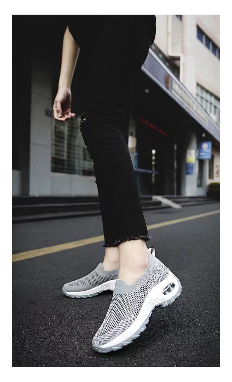Frühling Damen Freizeitschuhe Große Luftgepolsterte Schuhe Modisch und Vielseitig Kostenloser Versand_voghion.com