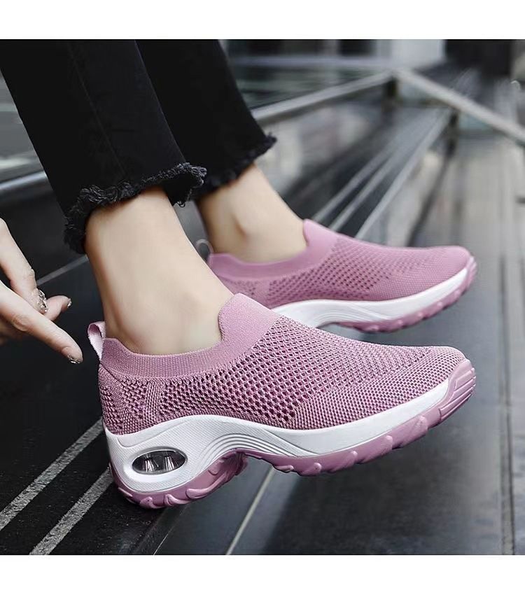 Frühling Damen Freizeitschuhe Große Luftgepolsterte Schuhe Modisch und Vielseitig Kostenloser Versand_voghion.com