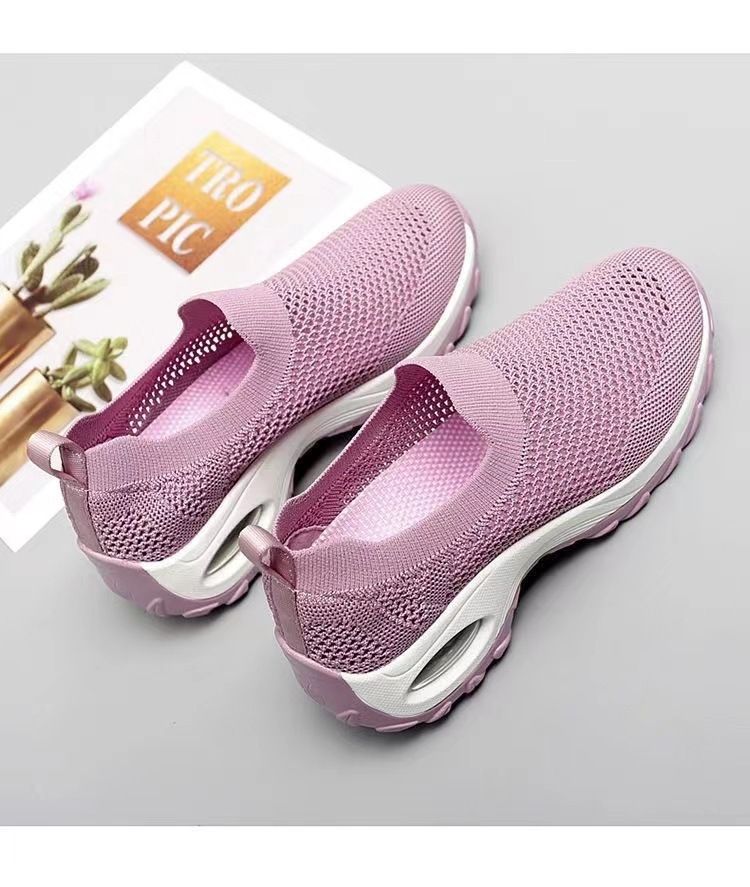 Frühling Damen Freizeitschuhe Große Luftgepolsterte Schuhe Modisch und Vielseitig Kostenloser Versand_voghion.com