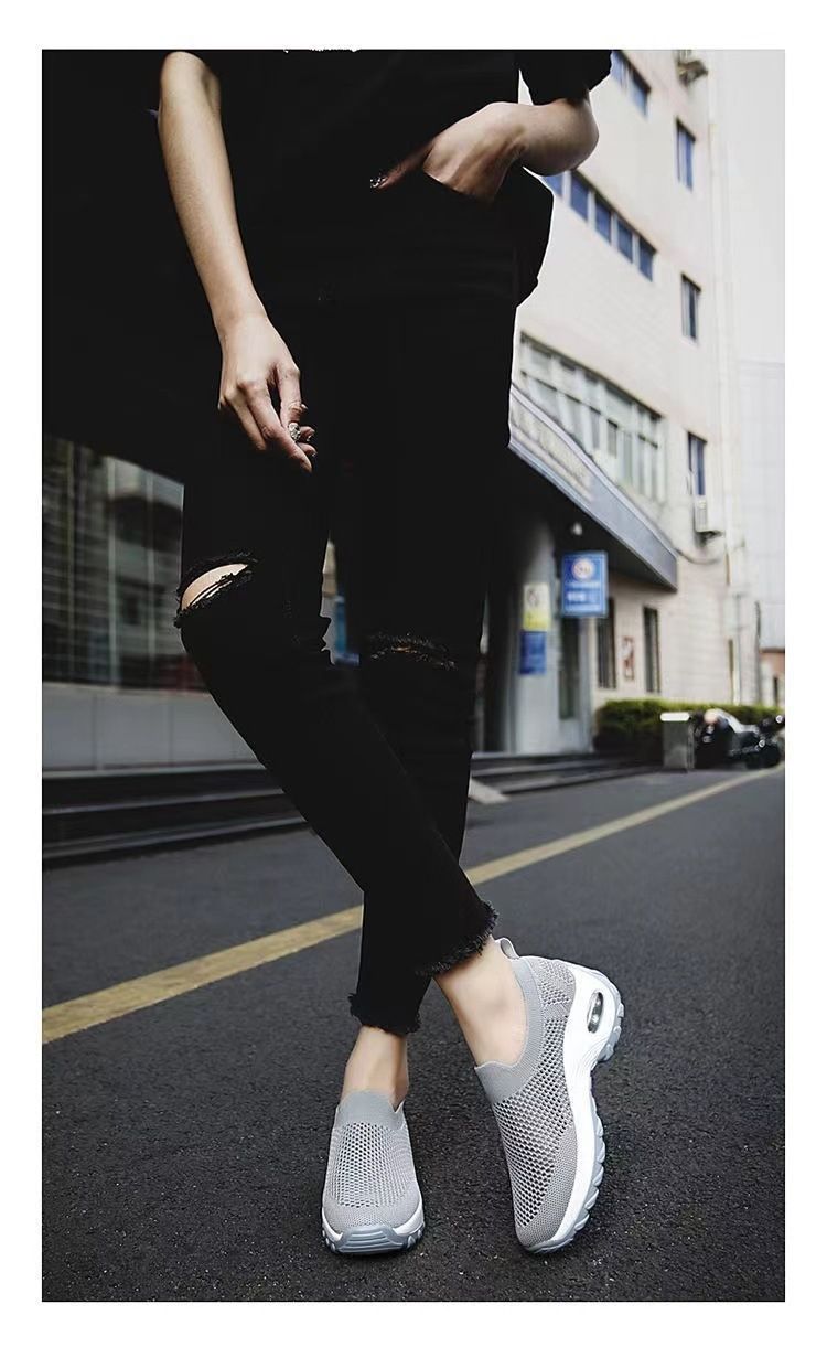 Frühling Damen Freizeitschuhe Große Luftgepolsterte Schuhe Modisch und Vielseitig Kostenloser Versand_voghion.com