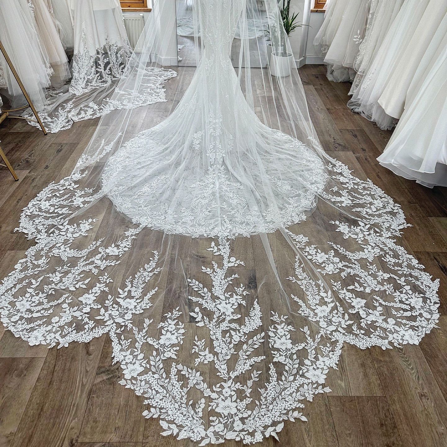 ZJ404 Wedding Veils 3M Long Cathedral Length Bridal... From Chic_cheap, &Price; | DHgate.Com - Image 2