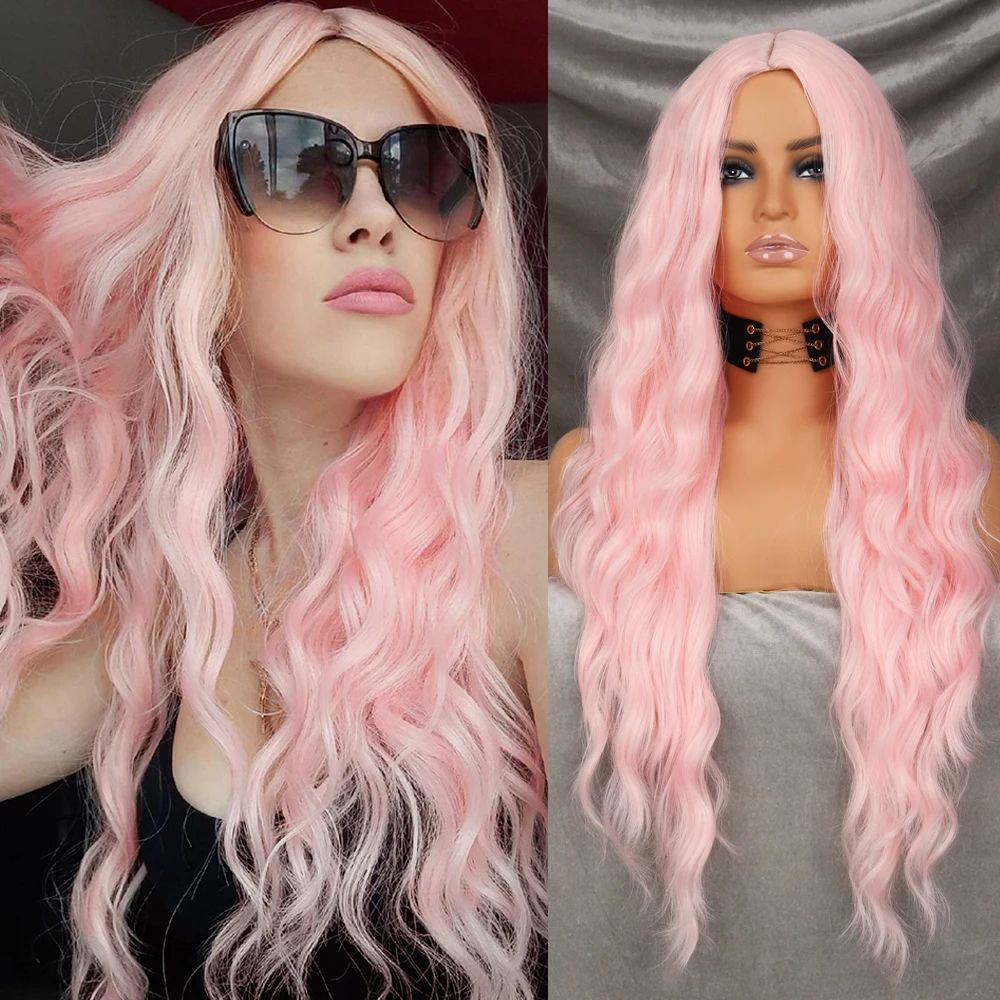 Wavy Synthetic Wig with 150% Density detail view 5