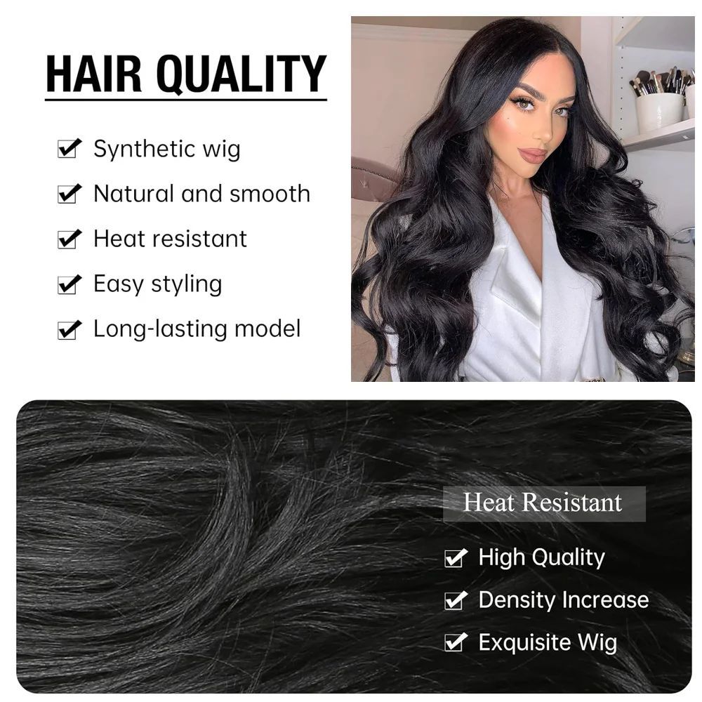 36 Inch Ombre Blonde Straight Hair Look Like Human Hair detail view 1