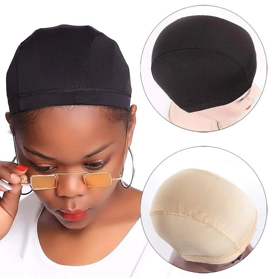 6 Pack Elastic Mesh Dome Wig Cap for Making Wigs view 2