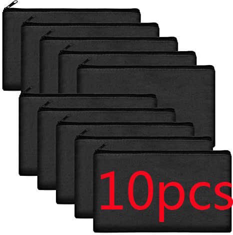 10pcs Black 12x21cm